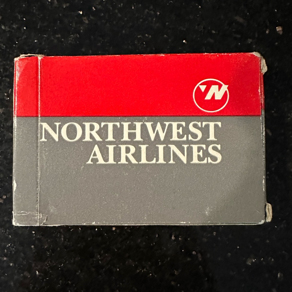 VINTAGE Northwest Airlines branded Playing Cards